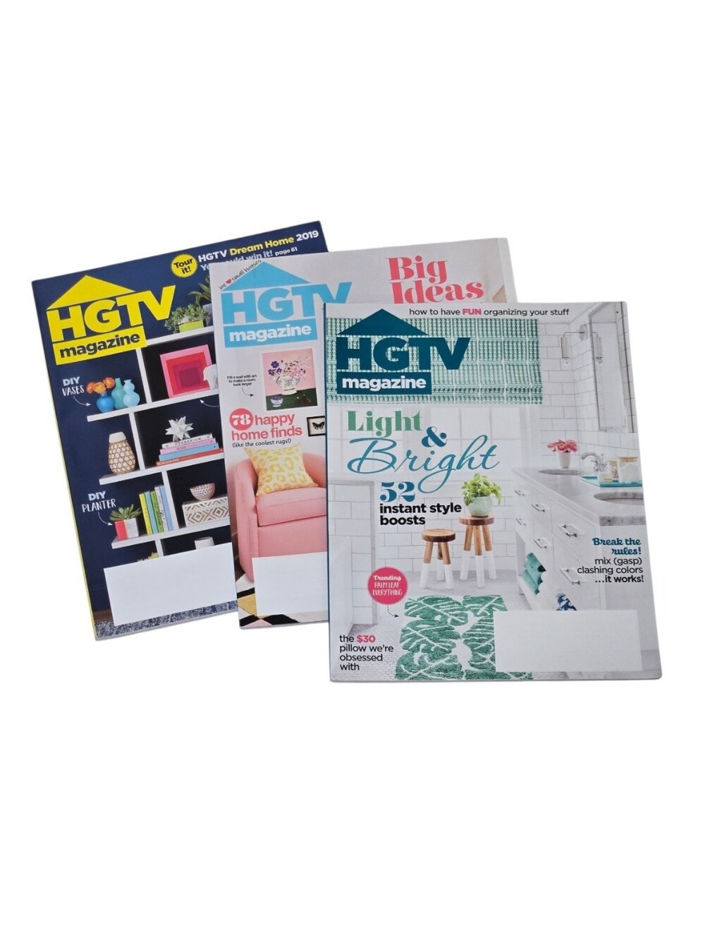 HGTV Magazines Lot of 3